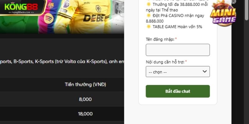 Liên hệ với bộ phận hỗ trợ khách hàng